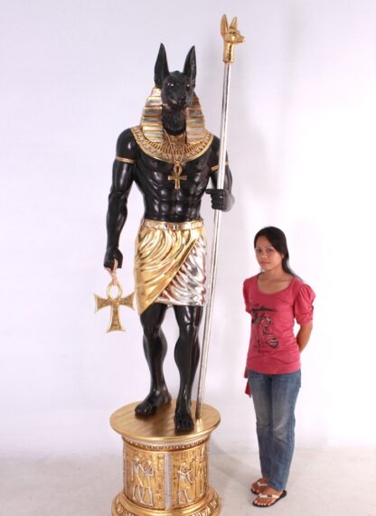 Anubis 6ft.Statue with Base