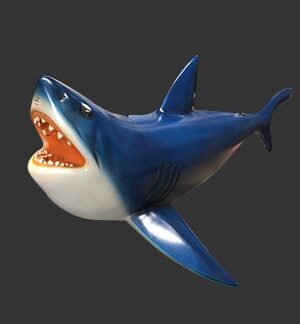 Hanging Blue Shark 2.5ft