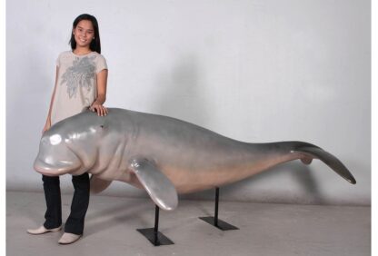 9 Ft Manatee Statue (On Metal Stand)