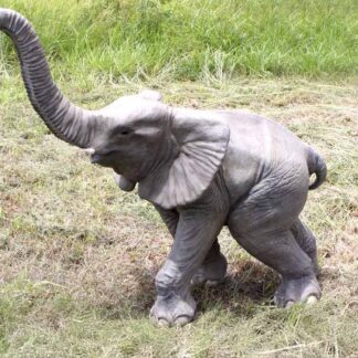 Walking Baby Elephant Statue