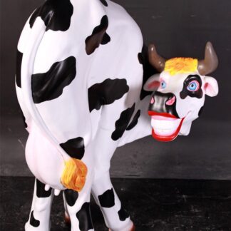 Comic Cow Statue Funny Farm Animal Prop