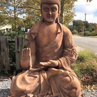 Giant Buddha Statue in Concrete Finish