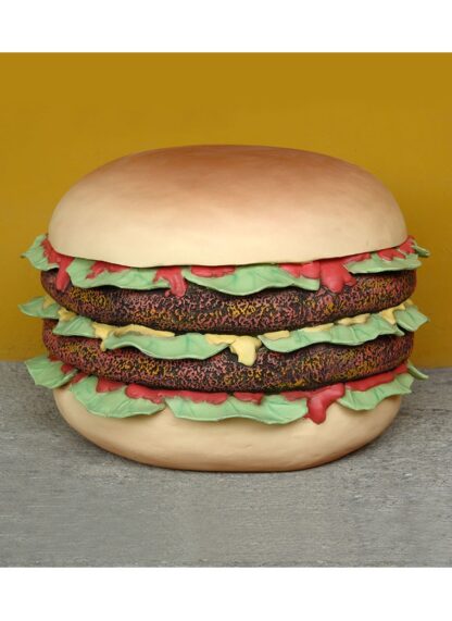 Double Patties Burger Statue