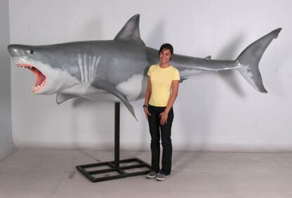 Great White Shark Statue 11 Ft.