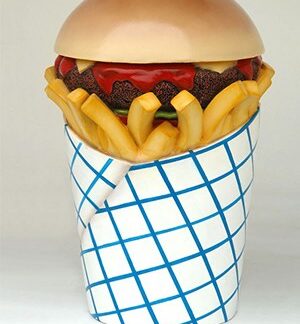 Hamburger Garbage Bin
