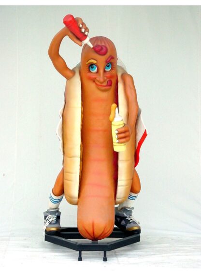 Hot Dog Man Statue - 6ft.