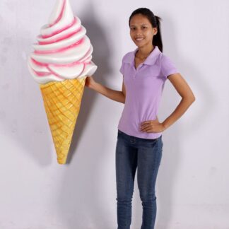 Vanilla Twist Ice Cream Wall Mount