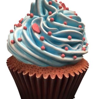 Giant Blue Icing Cupcake