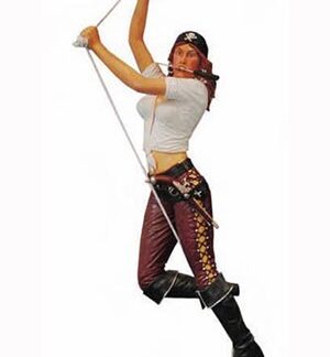 Lady Pirate on a Rope 6 ft.