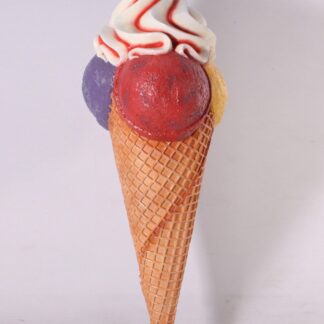 Hard Scoop Large Ice Cream Cone Statue