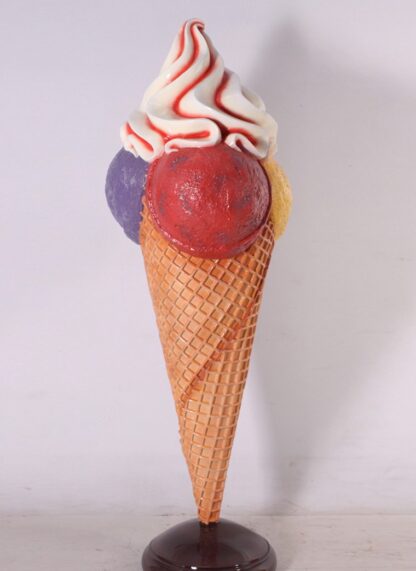 Hard Scoop Large Ice Cream Cone Statue
