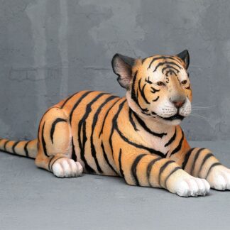Tiger Cub Lying Statue