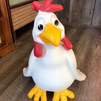 Small Lazy Chicken Statue