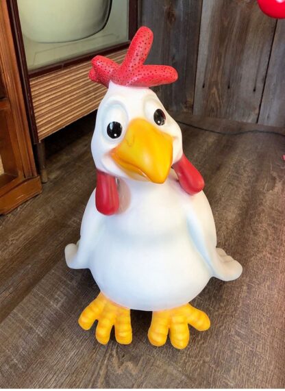 Small Lazy Chicken Statue