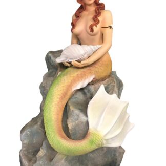 Mermaid on Rock Statue