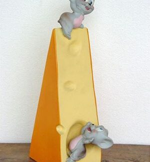 Mice on a wedge of Cheese