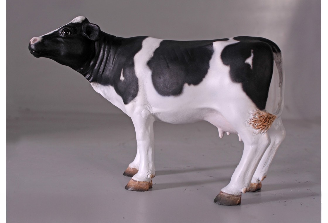 Adorable Mini Cow Statue