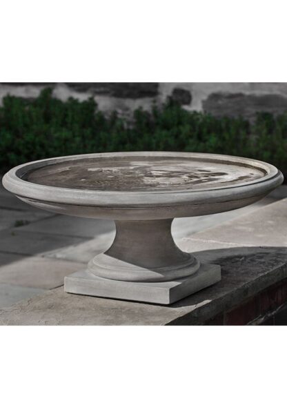 Cast Stone Montebello Birdbath Statue