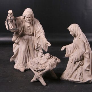 Catholic Nativity Set in Roman Stone Finish