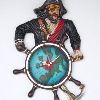 Pirate Clock Wall Display