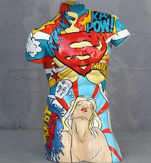 Pop Art Male Torso