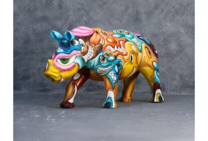 Popart Baby Rhino Statue