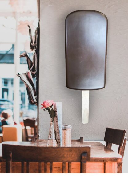 Giant Wall Hanging Chocolate Ice Cream Popsicle Statue