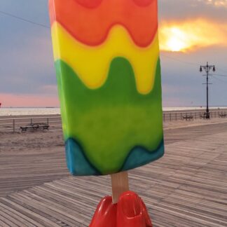 6 ft Tall Tie Dye Popsicle Statue