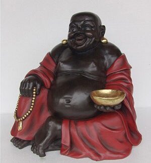 Buddha Sitting-Red and Black
