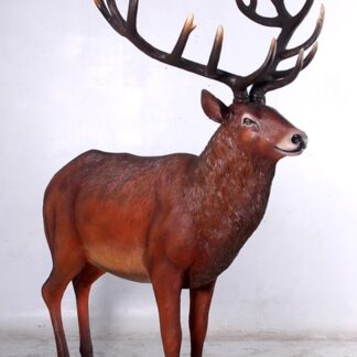 Majestic Red Stag Statue