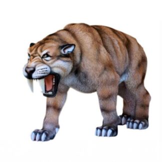 Saber Toothed Tiger Statue