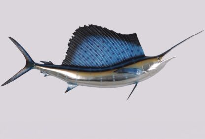 Sailfish Fish Wall Mounted Fiberglass Statue