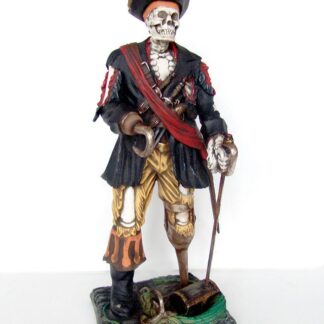 Skeleton Pirate Statue - 3 ft