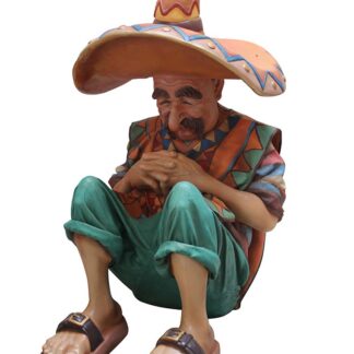 Sleeping Mexican Man Statue