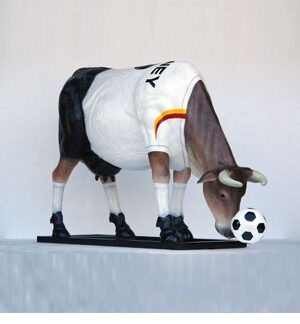 Soccer Cow (with or without Horns)