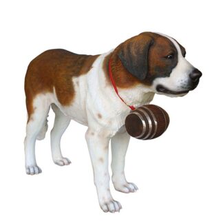 St. Bernard Dog Statue - 3 ft.