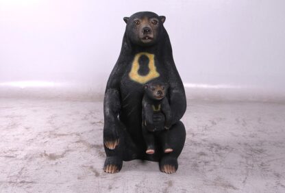 Sun Bear with Cub Statue