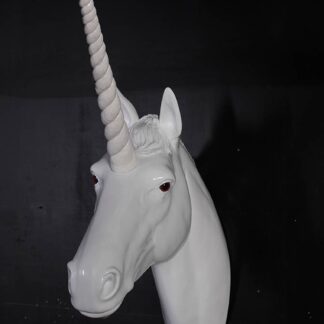 Unicorn Head Wall Mount Statue