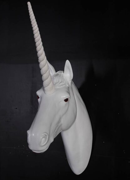 Unicorn Head Wall Mount Statue