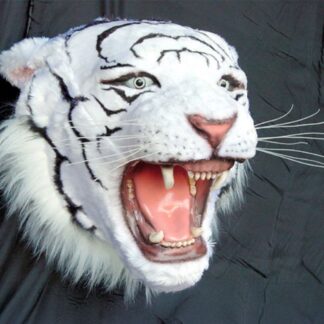 White Tiger Head Wall Mount
