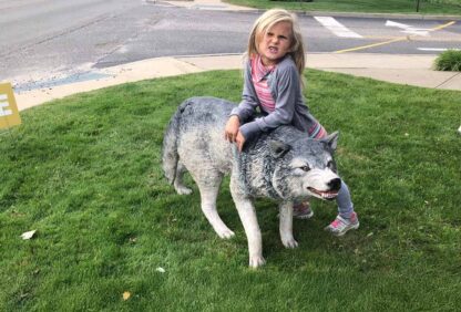 Wolf Statue 4 Ft.