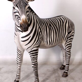 Life-size Zebra Statue